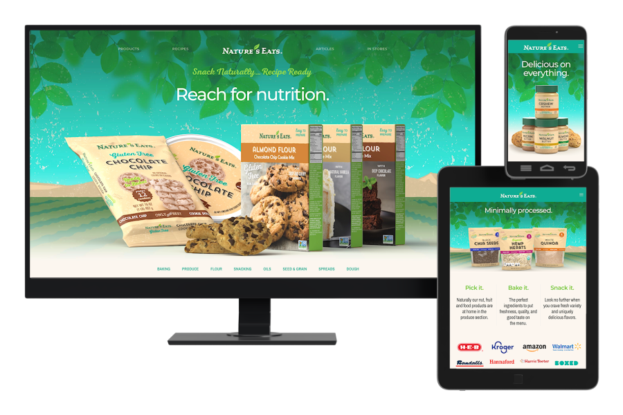 Nature's Eats Inc., Food Company, Brand Website
